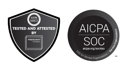 SOC2 data security compliance badges