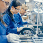 Assembly line workers